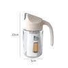 Household Kitchen Large-capacity 1000ml Dustproof Glass Oil Bottle with Automatic Opening and Closing