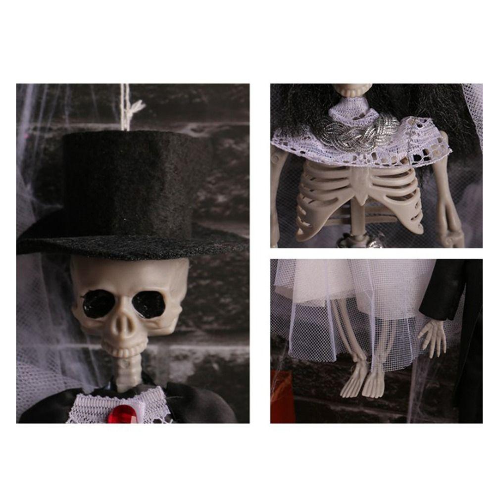 Hanging Ghost Bride Pendant Scary Halloween Decoration Skeleton Ornaments  Haunted House