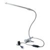 USB clip lamp led eye protection table lamp 10 levels of dimming and color reading lamp bedroom bedside lamp