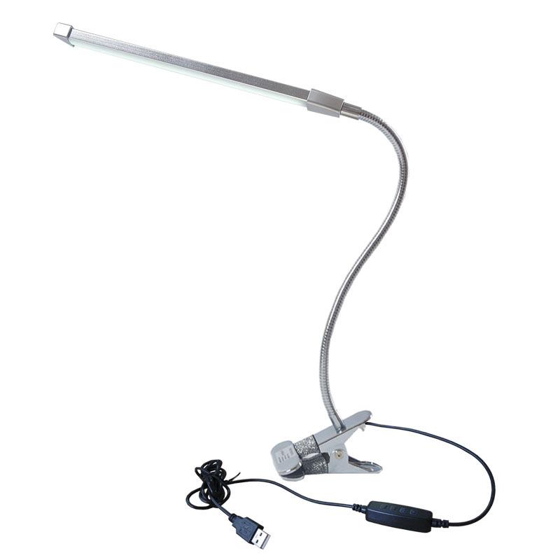 USB clip lamp led eye protection table lamp 10 levels of dimming and color reading lamp bedroom bedside lamp