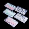 5 Pairs Contact Lens Case Cosmetic Contact Storage Box With Bottle And Tweezers
