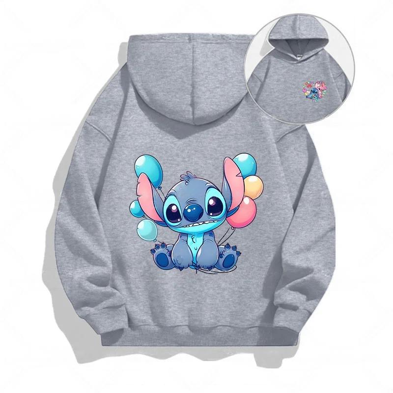 

Осень Дисней Крутой Принт Стич Детские Толстовки Мода Повседневные Мальчики Девочки С Длинным Рукавом Свитшоты Топы Детский Пуловер 150