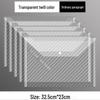 Waterproof A4 Plastic Document Bag with Snap Closure - Transparent, Thickened for File Storage and Organization