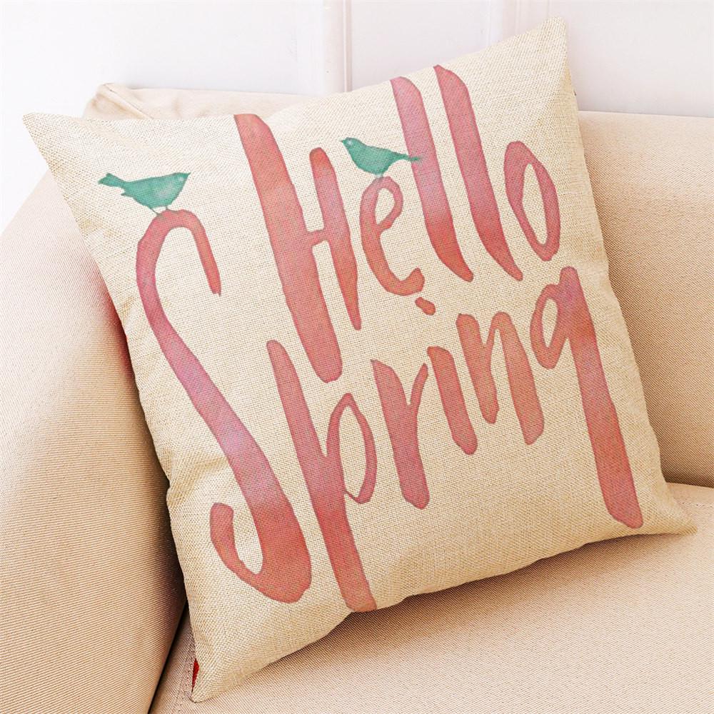Home Decor Cushion Cover Spring Throw Pillowcase Pillow Covers