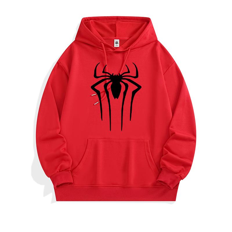 Men Women Spring Autumn Sweatshirt Spider Print Hoodie Casual Sportwear Outdoor Harajuku Pullover