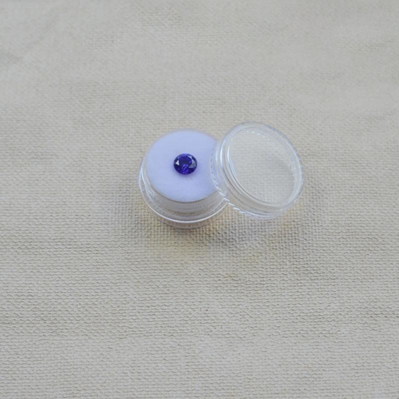 6 Stück Klarer Acryl-Edelsteinbehälter mit Schwammeinlage Klare Schmuck-Vitrine Aufbewahrungsbox