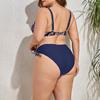 2 Teile/satz Frauen Bikini Druck Einstellbar Plus Vintage Muster Größe Sling Split Badeanzug für Urlaub