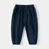 Spring new boys' casual pants elastic waist leggings boys' trousers solid color Harlan single trousers