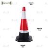 70cm Rubber Traffic Cone for Military Training