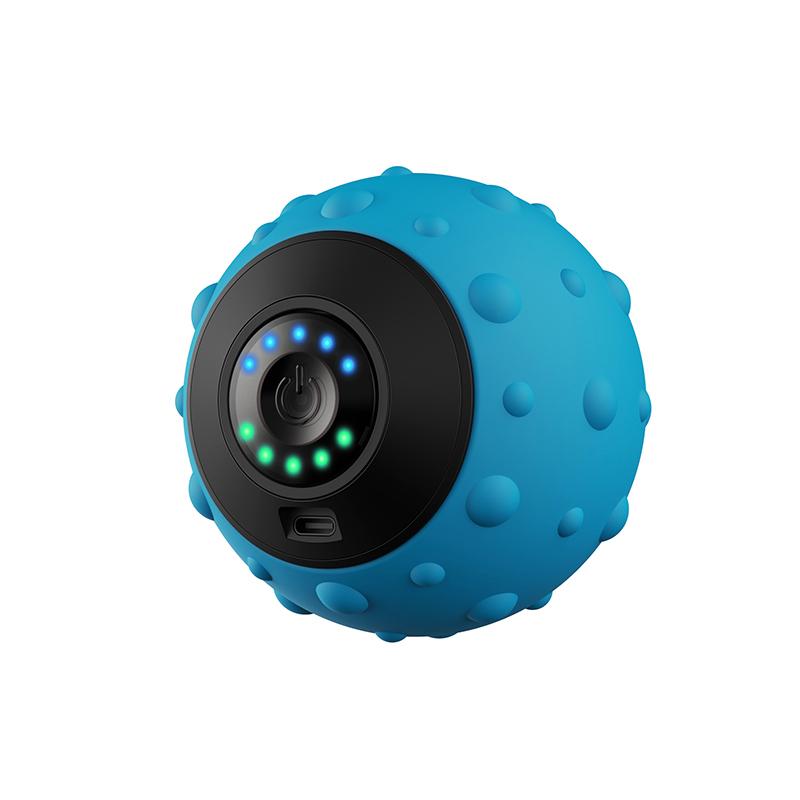 

Electric Yoga Fascial Ball Rechargeable Vibrating Massage Ball Deep Muscle Relaxation Fitness Exercise Recovery Body Massager синий