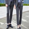 Women's Striped Slim-Fit Business Suit Pants