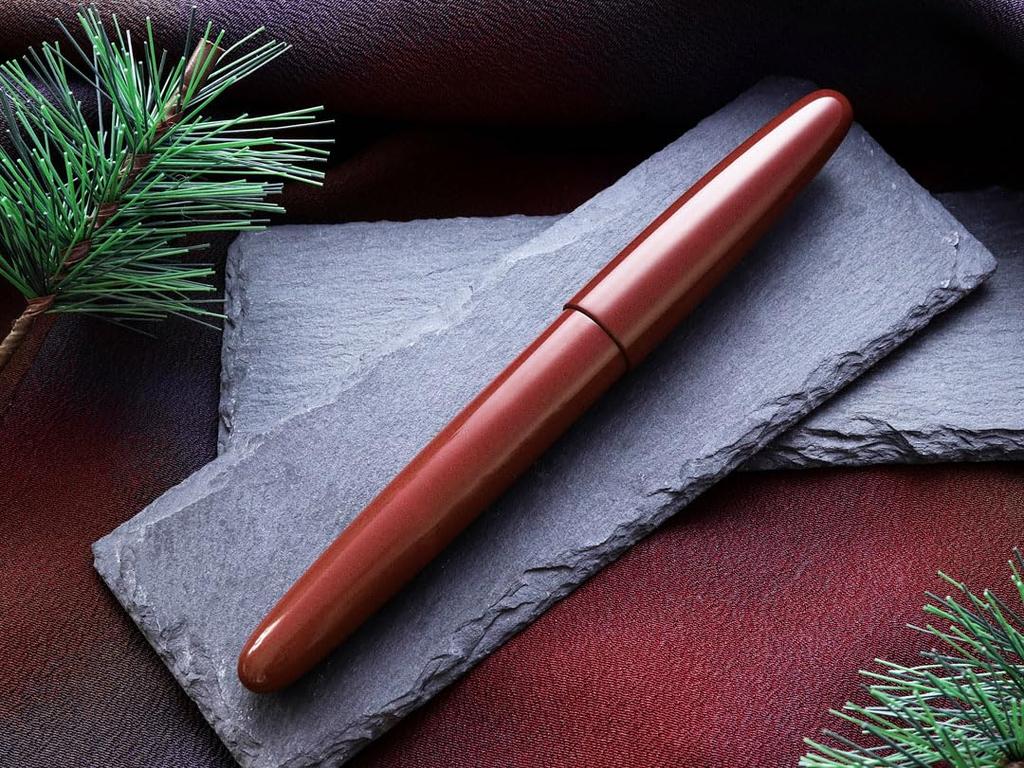 WANCHER Fountain Pen Dream Pen Makoto Ebonite Sand Red DREAM PEN Sand Red WANCHER Extra Fine (EF (Gold Plated))