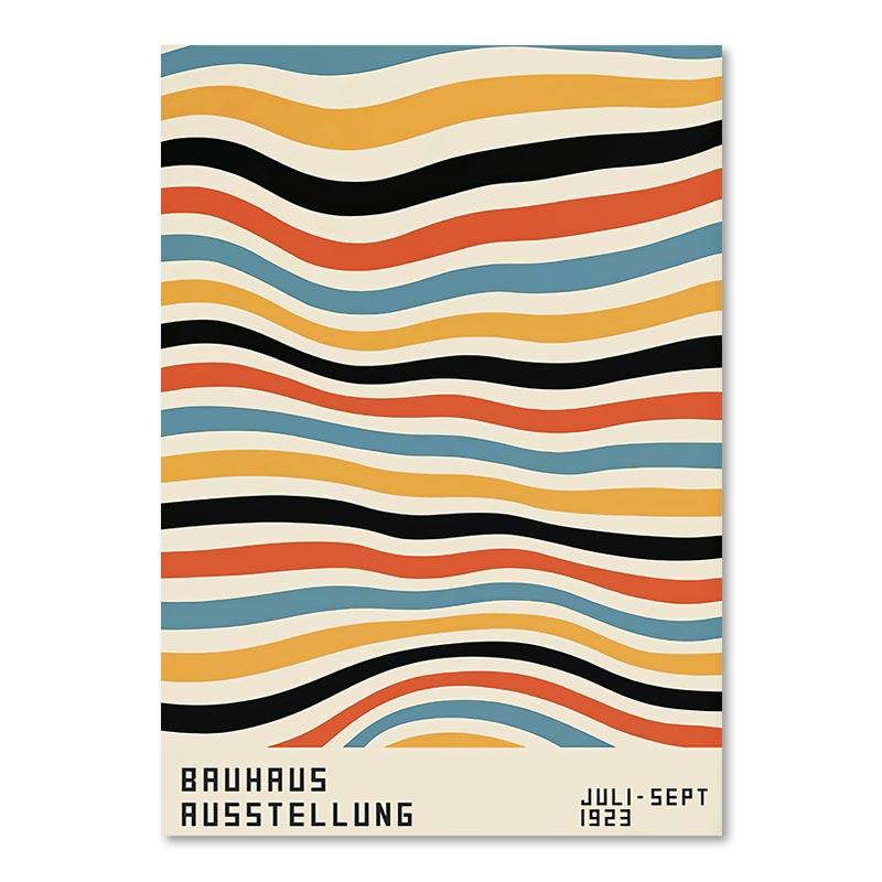 Abstract Bauhaus Geometric Lines Posters and Prints Nordic Japan Wall Art Canvas Painting Modern Pictures for Living Room Decor