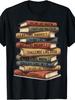 T-Shirt mit inspirierendem Buchstapel-Design - Ideal für Bibliophile und Personen im Meer
