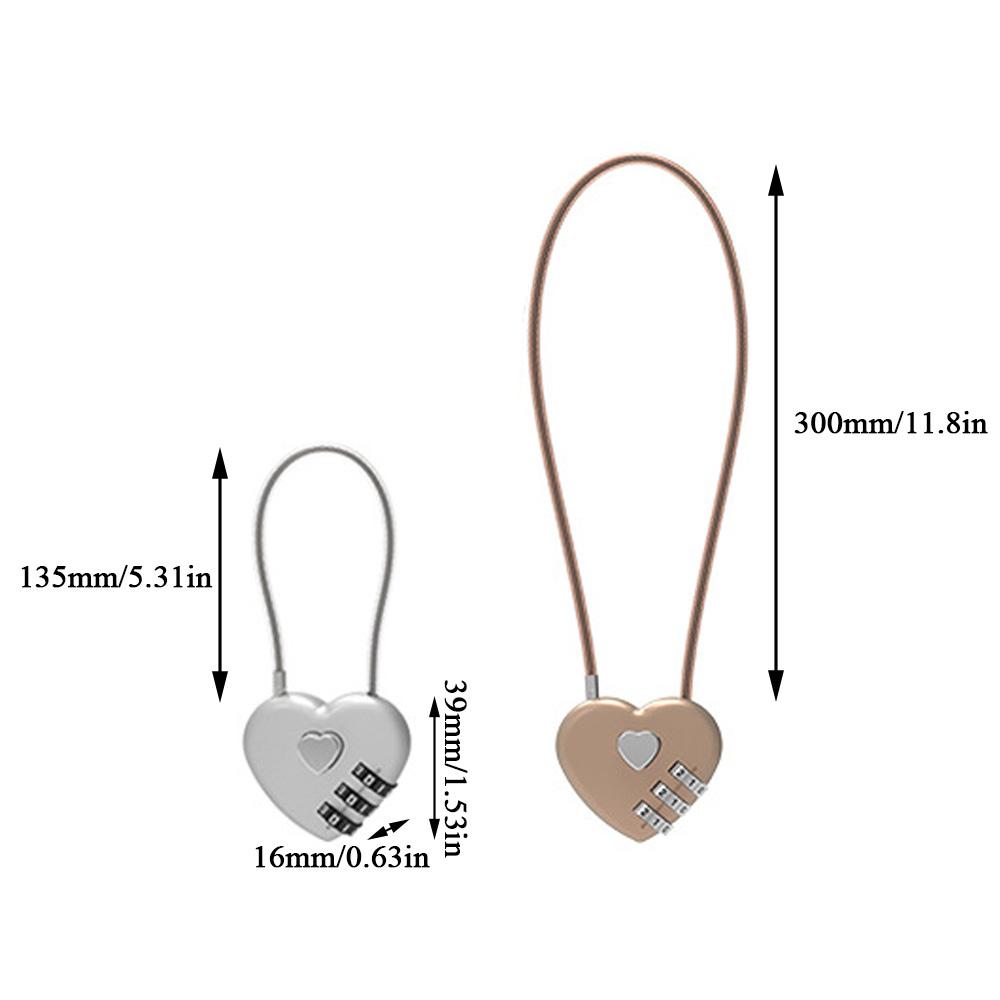 INS Korean Red Heart Lock Keychain Y2K Emo Aesthetic Vintage Charm Keychain Bag Pendant Punk Sweet Accessories Harajuku Jewelry