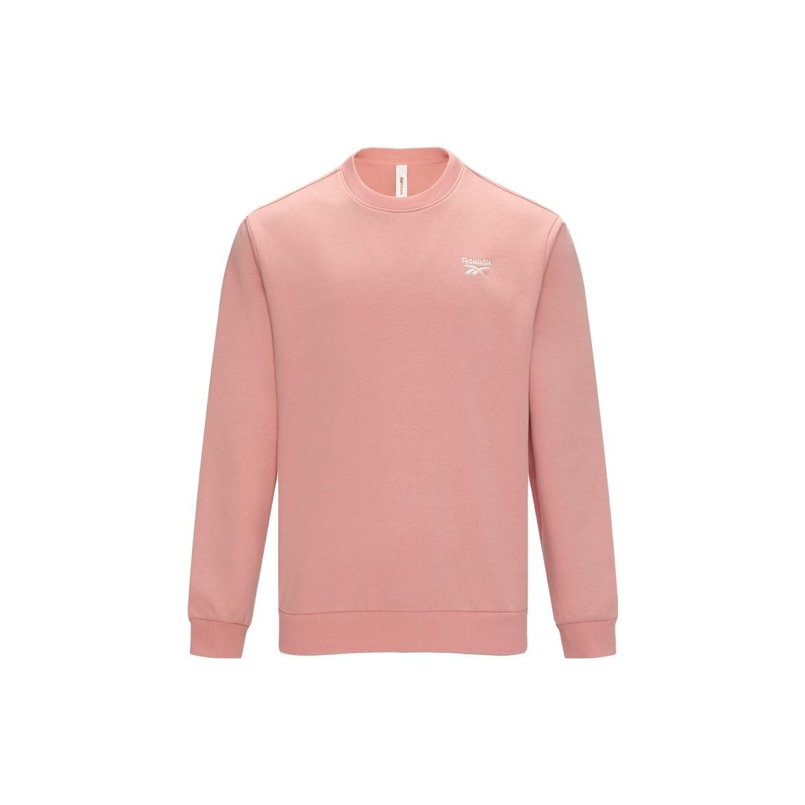 Свитшоты Reebok Унисекс Розовые С круглым вырезом Умеренный Обычный 23RMF303UGF1 L