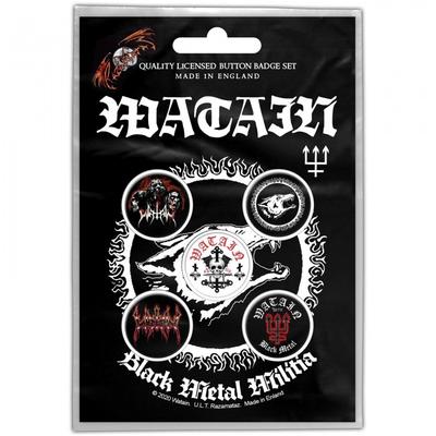 Watain Black Metal Militia Pin (Pack of 5)