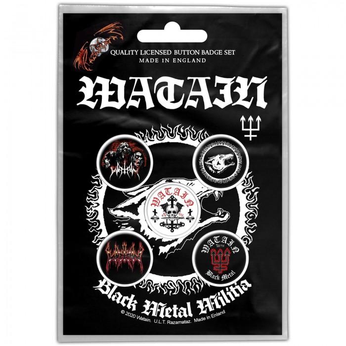 Watain Black Metal Milition Pin (Balení po 5)