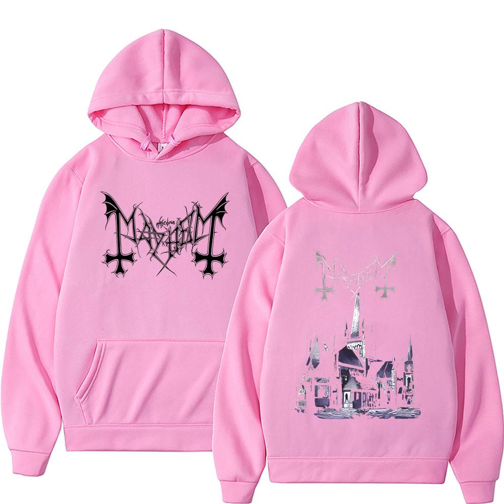 Mayhem De Mysteriis Dom Sathanas Grafická Mikina Pánská Dámská Móda Death Black Metal Rocková Kapela Mikina Pánská Klasická Mikina