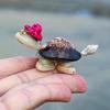 5 szt. Ręcznie Malowane Figurki Żółwi Morskich Kolorowe Miniaturowe Statuetki Żółwie Muszlowe Statuetka Upominki na Imprezę