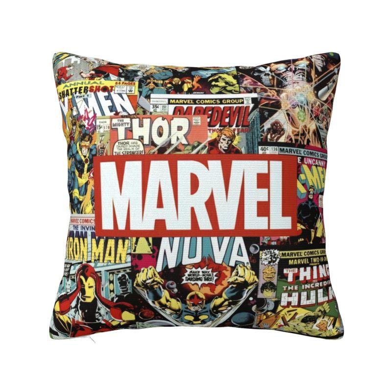 Custom Disney Iron Man Marvel Film Pillow Case 45x45cm Living Room Decoration Luxury Chair Cushion Square Pillowcase