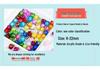 White Acrylic Cube Beads for DIY Beading Tissue Box