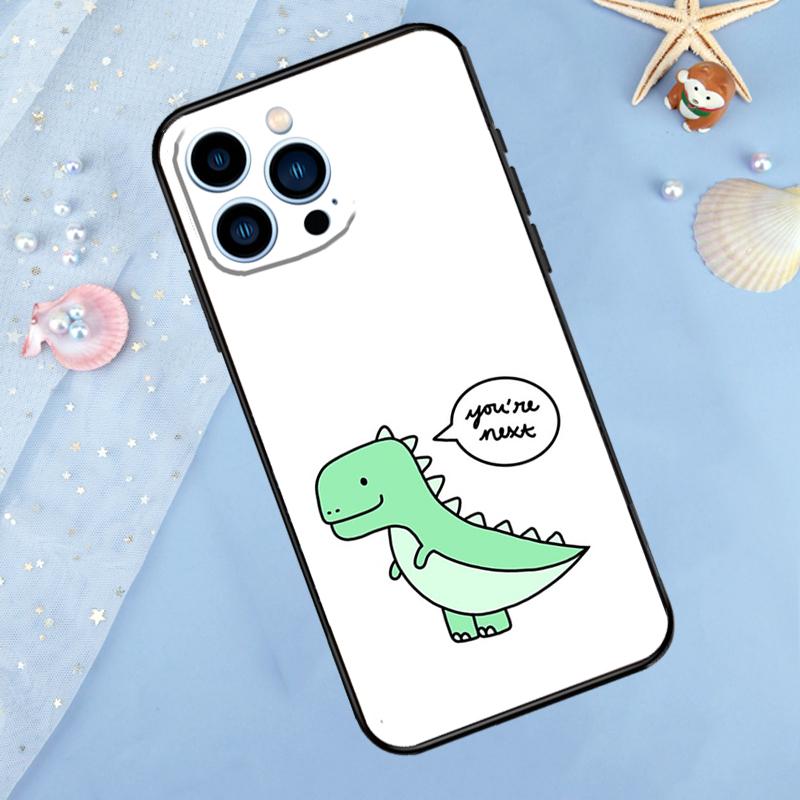 Fun Dinosaur Pattern Dino Case For iPhone 17 Pro Max 16 15 14 12 11 13 Pro Max Plus 12 13 Mini 16e 17 Air Back Cover