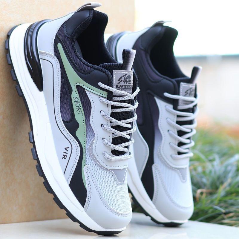 

Новые универсальные мужские туфли молодежные сетчатые дышащие спортивные туфли с мягкой подошвой модные повседневные кожаные туфли для папы в тон 39