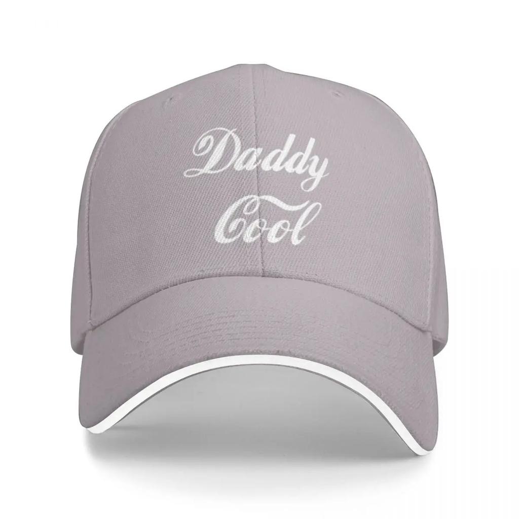 Daddy Cool Happy Fathers Day Baseball Cap Sports Cap Snap Back Hat Womens Golf Clothing Unisexs