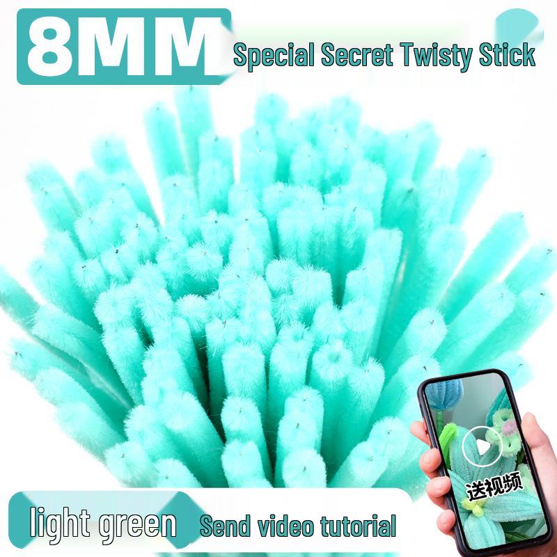 Pipe Cleaner Bouquet Kit: DIY Children's Weaving Material for Handmade Chenille Christmas Tree