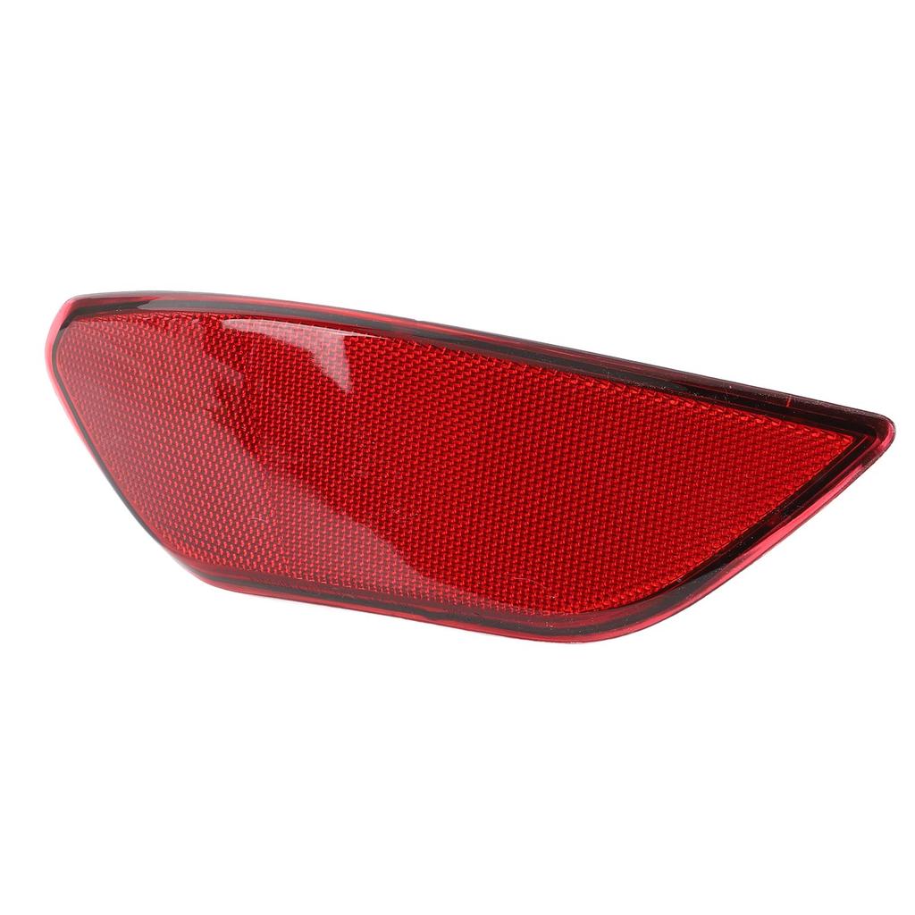 Pair of Rear Bumper Reflector Trim Sturdy ABS Material Red Lens Bumper Reflector Strip Cover