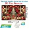 2D Flat Banner, 1 Piece, Birthday Party Banner, Suitable for High-end Birthday Parties and Celebrations