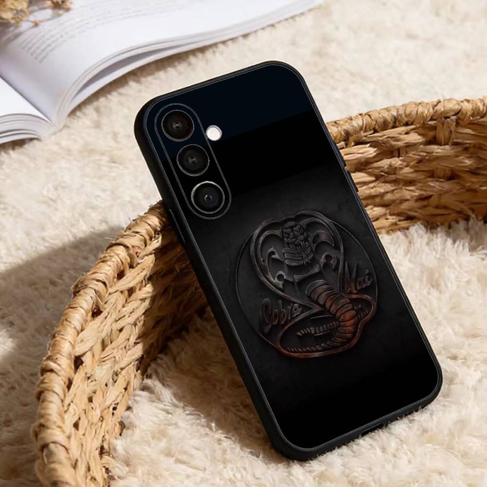 C-Cobra Kai Snake Phone Case For Samsung Galaxy A91,80,73,72 ,71,53,52,32 ,31,22,21s,20,Soft Black Case