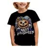 Children T Shirt Halloween 3D Printed Pumpkin T-Shirt Fashion Comfort T Shirt Casual Short Sleeve Tops Tees Children's Clothing