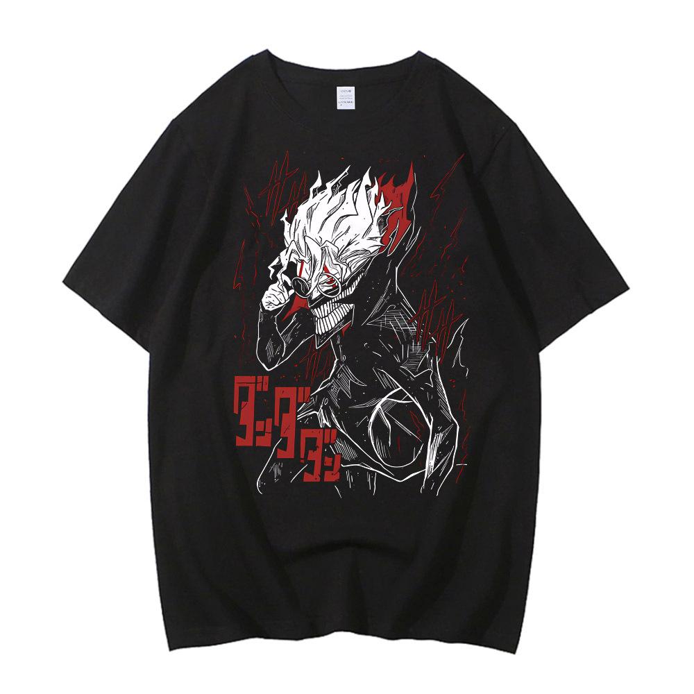 Dandadan Okarun T shirt Cotton High Quality male Pastel Comfortable Psychedelic Classic tshirt graphic Vintage University 2000s