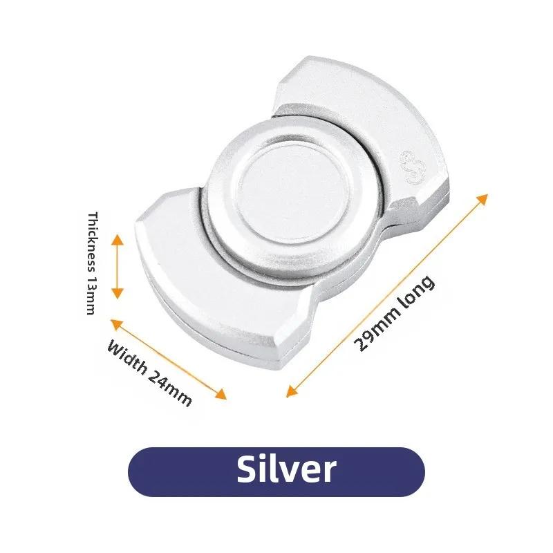 Mini Metal EDC Stress Relief Toy Pistol Guns Eject Fidget Roller Spinner Mechanical Slider Ratchet Wheel Paragraph Ring Adults