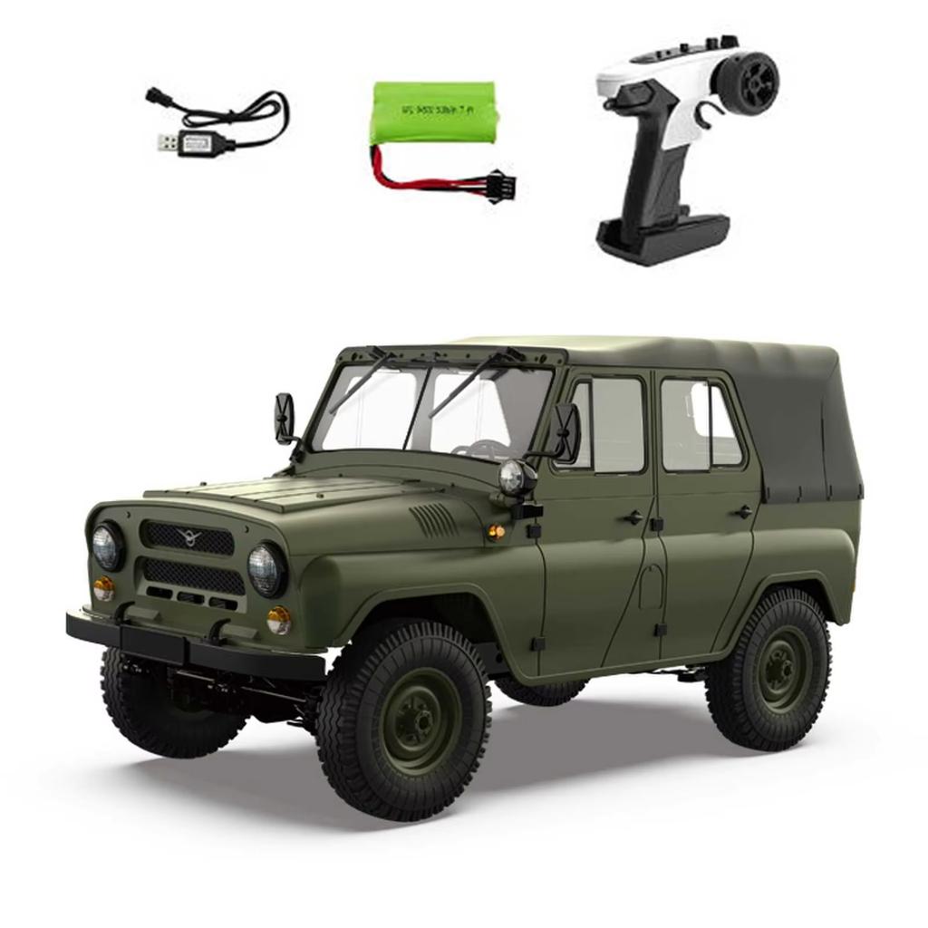 Wpl C94 Uaz-469 Remote Control Off Road Climbing Vehicle 2.4g 4wd Simulation Model Car Children Toy Birthday Gift