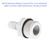 M METERXITY 2PCS Barb Hose Connector PVC Pipe Fitting Air Transport Machinery Industrial