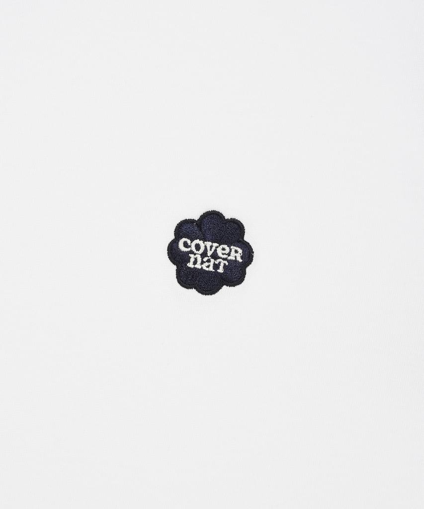COVERNAT WOMAN Cool Cotton Small Clover Heart T-Shirt White