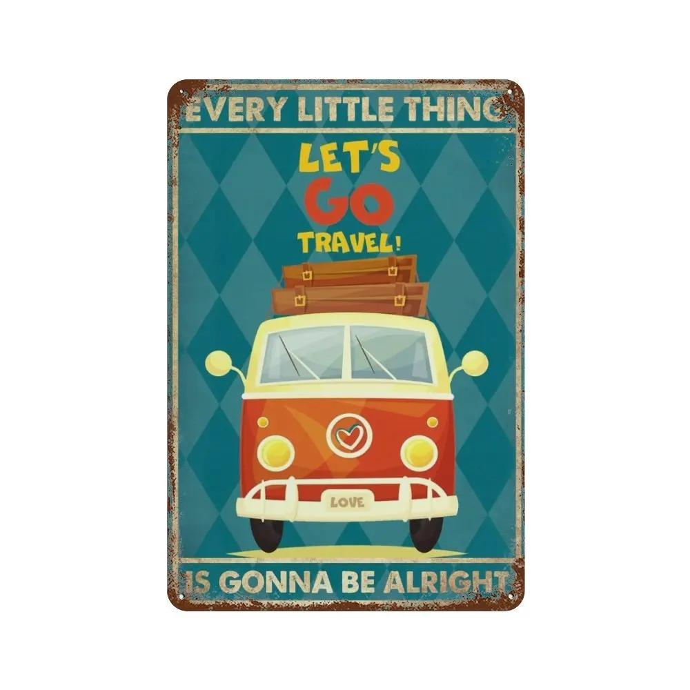 Vintage Metal Tin Signs Poster Hawaii Beach Party Poster Surfing Paradise for Beach Bar Cafe Club Home Room Wall Decor