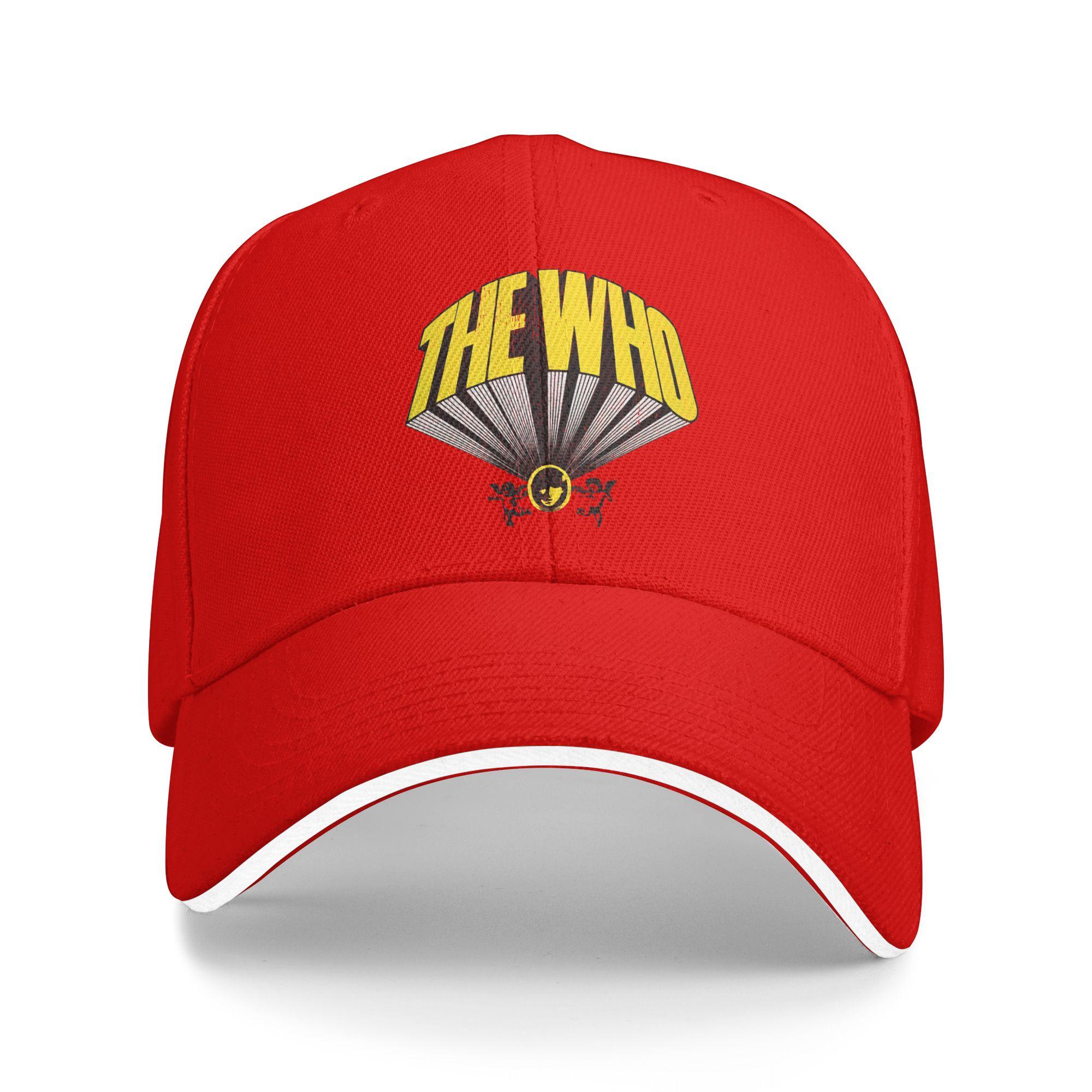 

The Who Band Baseball Cap Women Men Print Hip Hop Hats Summer Fashion Outdoor Sports Wholesale Snapback Cap One Size