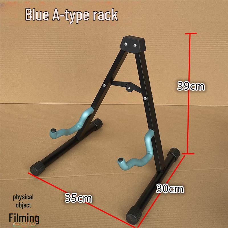 

Різнокольорова А-подібна стійка для гітари, контрабаса, фолк-гітари, електрогітари, піпи та фортепіано Willow