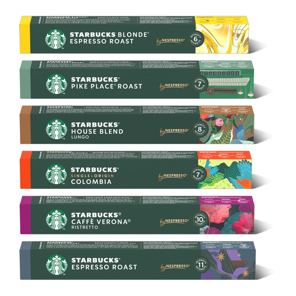 Капсулы Costco Nestle Starbucks Nespresso, 10 капсул x 6 упаковок