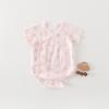 Newborn Summer Short Sleeve Cotton Romper Onesie