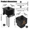 Набір гарячого кінця (Hotend Kit) 2 шт. Для Bambu Lab P2S/H2D/H2S/A1/A1 Mini Швидкісний вузол гарячого кінця Сопло 0,4 мм із загартованої сталі Деталь 3D-принтера