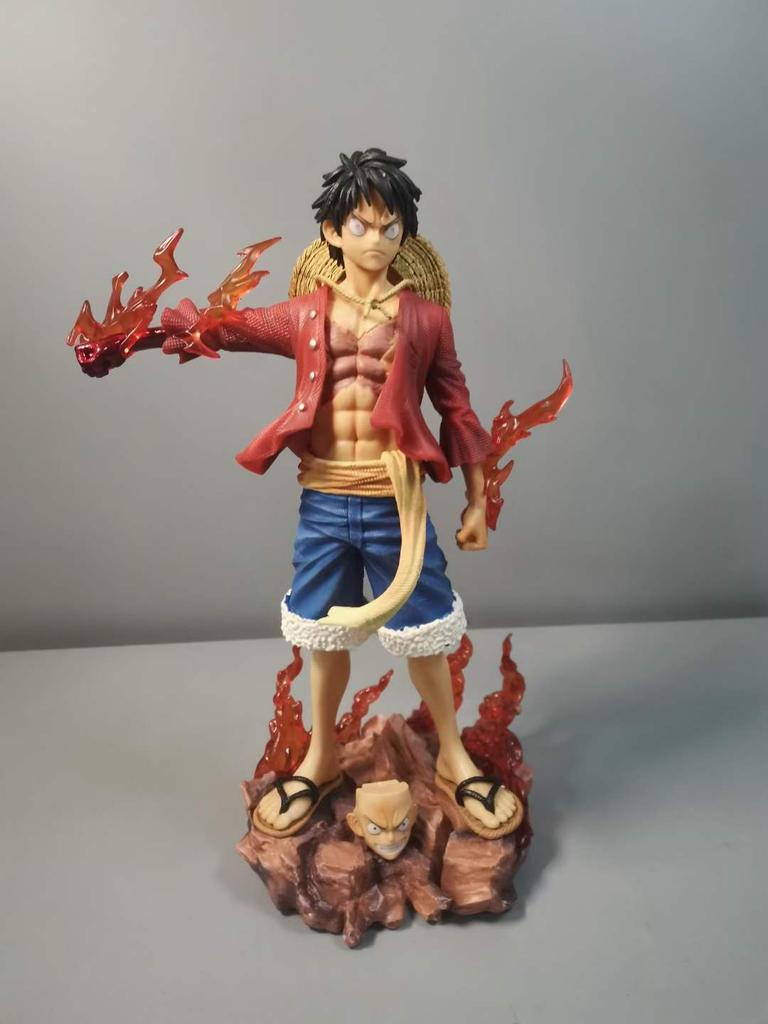 One Piece Anime Figure Luffy LX Straw Hat Latest Fourth Emperor Action Figures Statue Model Doll Christmas Playthings Present Pvc