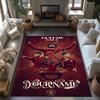 Liverpool Fc Personalized Name Floor Rug Office Rug Design For Game Room Hallway Bedrooms Living Rooms Antislip Carpet Anime Office Decor
