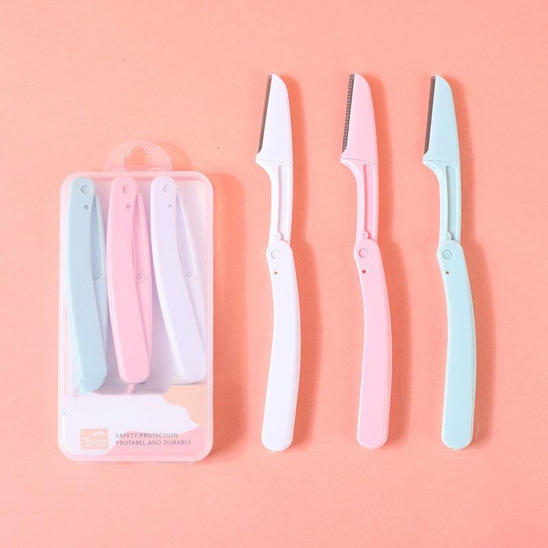 Portable Safety Folding Eyebrow Trimmer Set - Anti-scratch Beginner Kit