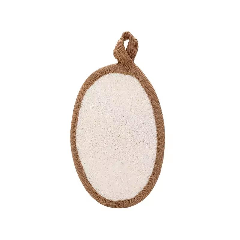 Natural Loofah Body Scrubber Soft Exfoliating Sponge Shower Brush Cleaner Pad Body Skin Care Tool Bath Exfoliator Shower Puff