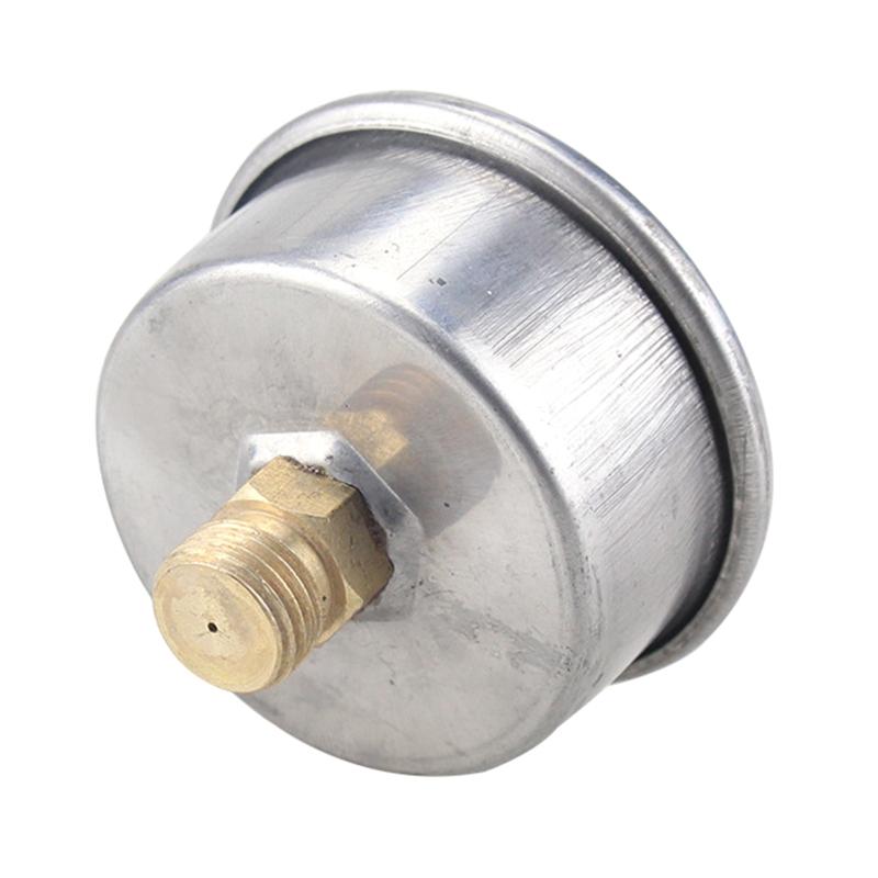 High Pressure Gauge with 14mm Outer Thread Metal Pressure Gauge Anti-knock Pressure Gauge Measuring Range 0-16 MPa